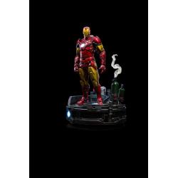 Marvel Estatua 1/10 Deluxe Art Scale Iron Man Unleashed 23 cm  Iron Studios 