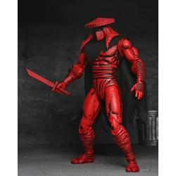 TORTUGAS NINJA FOOT ENFORCER VERSIÓN ROJA Y NEGRA 18 CM FIGURA DE ACCIÓN TEENAGE MUTANT NECA