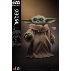 Star Wars: The Mandalorian Figura tamaño real Life-Size Masterpiece Grogu 37 cm HOT TOYS