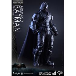 Batman v Superman Dawn of Justice Figura MMS 1/6 Armored Batman Black Chrome Ver. 33 cm