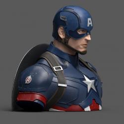 Vengadores Endgame Hucha Captain America 20 cm