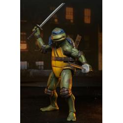 Tortugas Ninja (1990 Movie) Figura Roof Top Battle Shredder vs Leo 18 cm NECA