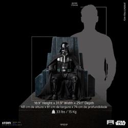 Star Wars Estatua Legacy Replica 1/4 Darth Vader on Throne 81 cm