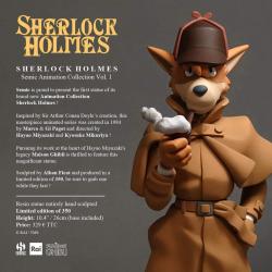 Sherlock Holmes Statue Miyazaki Ghibli Semic Animation Collection 26cm