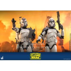 Star Wars The Clone Wars Figura 1/6 104th Battalion Wolfpack Clone Trooper Deluxe Version 30 cm Hot Toys 