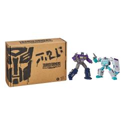 Transformers Generations Selects Pack de 2 Figuras Shattered Glass Optimus Prime (Leader Class) & Ratchet (Deluxe Class) hasbro