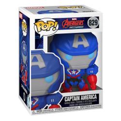 Marvel Mech Figura POP! Vinyl Captain America 9 cm