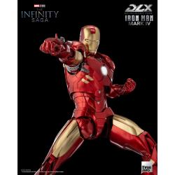 Infinity Saga Figura 1/12 DLX Iron Man Mark 4 17 cm ThreeZero