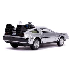 Back to the Future II Hollywood Rides Diecast Model 1/32 DeLorean Time Machine