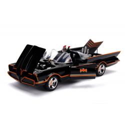 Batman Vehículo 1/18 1966 Batmobile con Figuras  Jada Toys 
