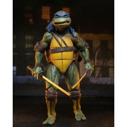 Tortugas Ninja (1990 Movie) Figura Roof Top Battle Shredder vs Leo 18 cm NECA