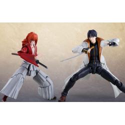 Rurouni Kenshin: Meiji Swordsman Romantic Story Figura S.H. Figuarts Aoshi Shinomori 17 cm Bandai Tamashii Nations