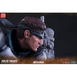 Metal Gear Solid Estatua Solid Snake 44 cm First 4 Figures 