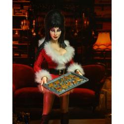 Elvira, Mistress of the Dark Figura Clothed Very Scary Xmas Elvira 20 cm neca