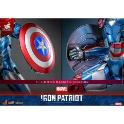 Marvel Figura Diecast Comic Masterpiece 1/6 Iron Patriot Hot Toys Exclusive 32 cm Hot Toys 