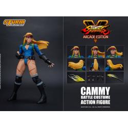 Street Fighter V Arcade Edition Action Figure 1/12 Cammy Battle Costume 15 cm