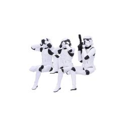Stormtrooper Figures Three Wise Sitting Stormtroopers 11 cm Nemesis Now 
