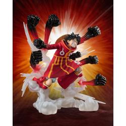 One Piece Figuarts ZERO Extra Battle Estatua PVC Monkey D. Luffy -Gum Gum Hawk Gatling- 19 cm Bandai Tamashii Nations 