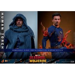 Deadpool & Lobezno Movie Masterpiece Figura 1/6 Human Torch 31 cm  Hot Toys 