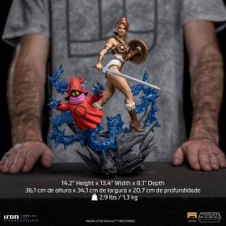 Masters of the Universe Estatua 1/10 Deluxe Art Scale Teela & Orko 25 cm Iron Studios