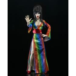 Elvira, Mistress of the Dark Figura Clothed Over the Rainbow Elvira 20 cm NECA