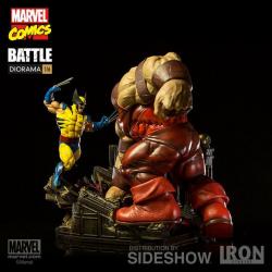 Marvel Comics Diorama 1/6 Wolverine vs Juggernaut 44 cm lobezno