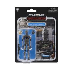 IG-12, GROGU & ANZELLAN SET 3 FIGURAS 9,5 & 2,5 CM STAR WARS: THE MANDALORIAN THE VINTAGE COLLECTION HASBRO