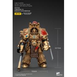 Warhammer The Horus Heresy Figura 1/18 Legio Custodes Aquilon Terminator Squad Aquilon with Infernus Firepike 14 cm   Joy Toy (CN) 