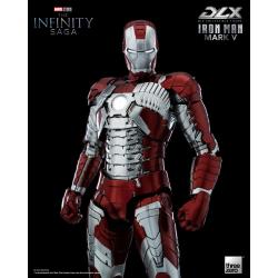 Infinity Saga Figura 1/12 DLX Iron Man Mark 5 17 cm ThreeZero