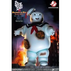 Marshmallow CAZAFANTASMAS Estatua Soft Vinyl Stay Puft  Man Burnign Edition NORMAL Version 30 cm STAR ACE TOYS