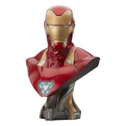 BUSTO LEGENDS IN 3D MARVEL LOS VENGADORES INFINITY WAR IRON MAN MK 50 DIAMOND SELECT