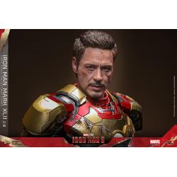 Iron Man 3 Figura Movie Masterpiece Diecast 1/6 Iron Man Mark XLII (2.0) 32 cm HOT TOYS