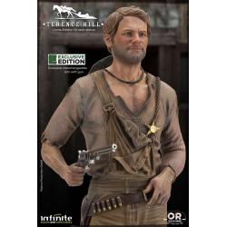 TERENCE HILL OLD&RARE 32CM ESTATUA DE RESINA INFINITE STATUE LE LLAMABAN TRINIDAD