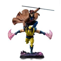 Marvel Estatua 1/10 Deluxe Art Scale X-Men 97 GAMBITO Y LOBEZNO 29 cm IRON STUDIOS