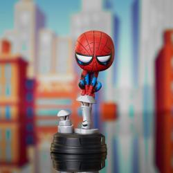 Marvel Animated Estatua SpiderMan on Chimney 15 cm DIAMOND SELECT