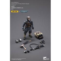 Warhammer 40k Figura 1/18 Death Korps of Krieg Veteran Squad Sergeant 10 cm Joy Toy (CN)