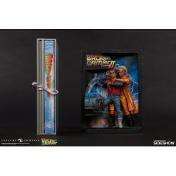 Back to the Future Diorama Sculpted Movie Poster & Ultimate Visual History Collectors Edition