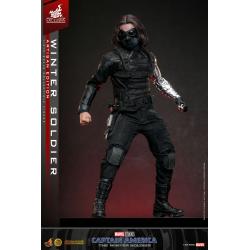 Hot Toys MMS790AE Captain America: The Winter Soldier Collectible Figurine 1/6 Winter Soldier (Artisan Edition) Exclusive 31cm