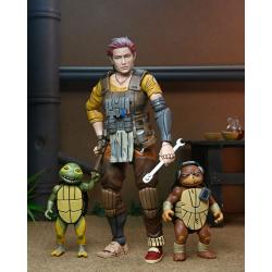 Tortugas Ninja (The Last Ronin The Lost Years) Figura Synja Grammy April with Baby Yi & Moja 18 cm NECA