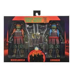 Tortugas Ninja II: The Secret of the Ooze 2-Pack Figuras Leonardo & Michelangelo 18 cm NECA