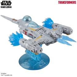 Star Wars x Transformers Figura The Mandalorian / N-1 Starfighter 19 cm HASBRO