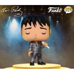 Elvis Presley POP! Rocks Vinyl Figure \'68ComebackSpecial(DGLT) 9 cm FUNKO