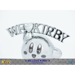 Kirby Estatua DieCast We Love Kirby Silver Edition 10 cm  First 4 Figures 