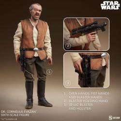 Star Wars Episode IV Figura Scum & Villainy 1/6 Doctor Cornelius Evazan 30 cm  Sideshow Collectibles