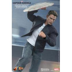 Captain America and Steve Rogers Sixth Scale Figure Set