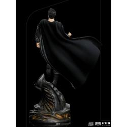Zack Snyder\'s Justice League Estatua Art Scale 1/4 Superman Black Suit 69 cm Iron Studios