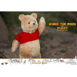 WINNIE THE POOH 24CM AND PIGLET 15CM COLLECTIBLE SET hot toys 