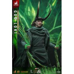 Hot Toys DX41AE Marvel Loki Collectible Action Figurine 1/6 God Loki (Artisan Edition) 31cm