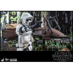  Scout Trooper™ and Speeder Bike™ Sixth Scale Figure Set by Hot Toys Movie Masterpiece Series – Star Wars: Return of the Jedi™