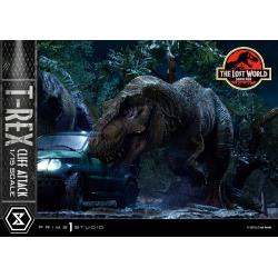 Jurassic World: The Lost World Statue 1/15 T-Rex Cliff Attack 53 cm